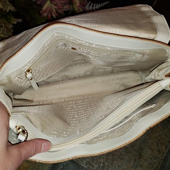 kate spade Bags Kate Spade Twist Lock Cork Fabric And Leather